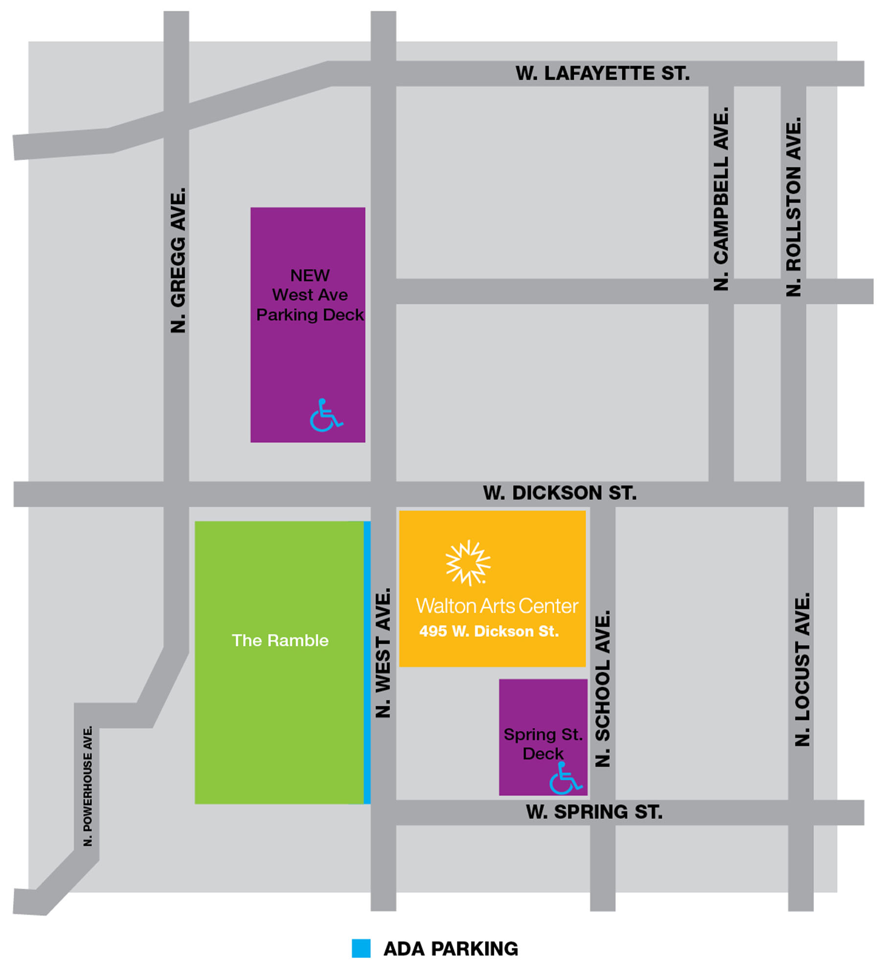 ADA Parking Map