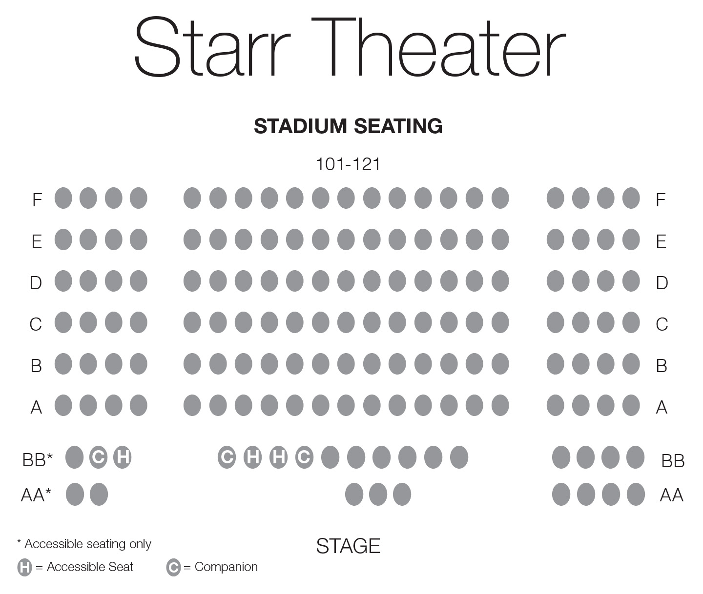 Walton Arts Center Seating Chart | Portal.posgradount.edu.pe