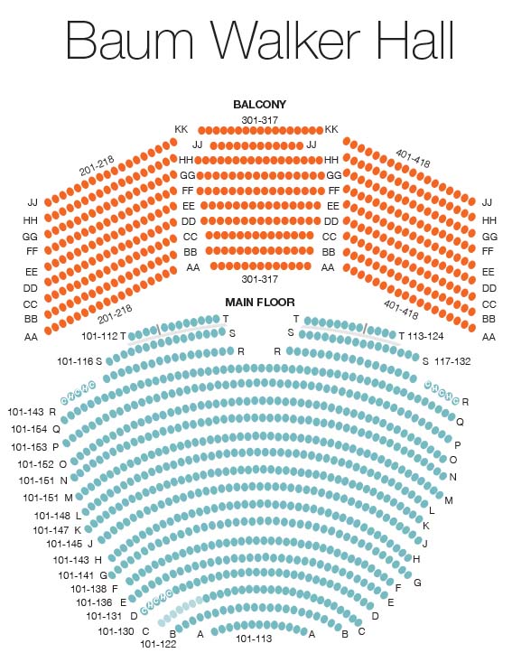 Walton Arts Center Theater Seating Chart
